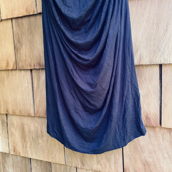 Ingrid & Isabel Pleated Stretch Sleeveless Tank Maternity XS Dress True Navy New - Picture 9 of 16